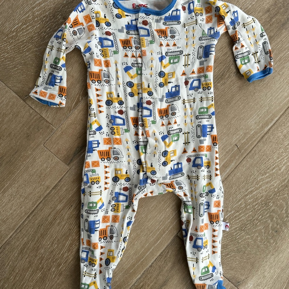 E=mc Magnetic Baby Pajamas